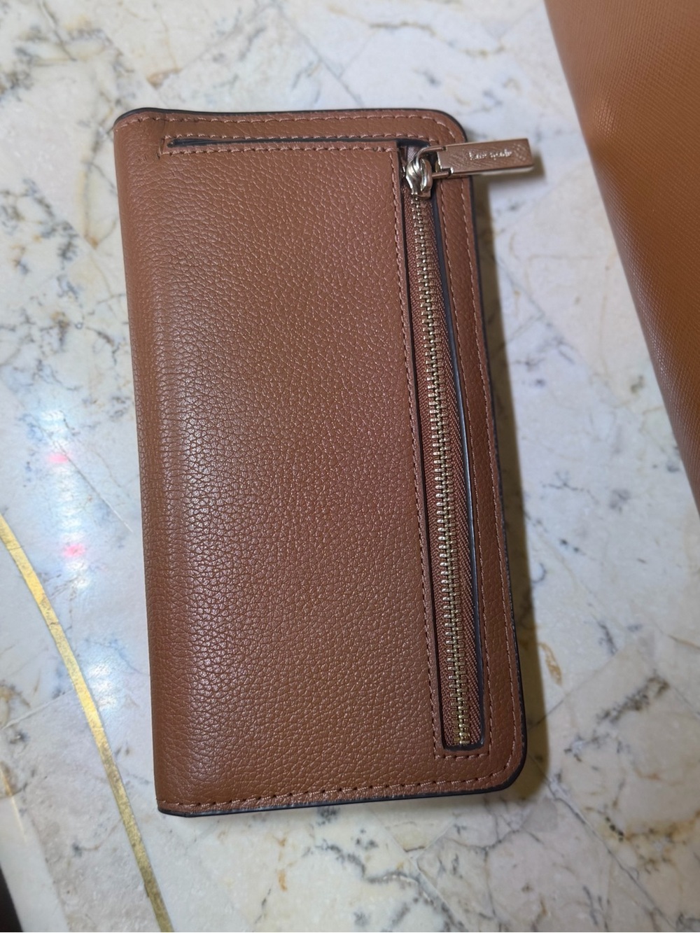 kate spade Brown leather satchel with matching wallet - Picture 11 of 14